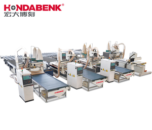 Máquina de carpintería CNC ATC redonda HONDABENK, centro de procesamiento CNC de madera, máquina anidadora CNC con sistema automático de cambio de herramientas - Product Image 3