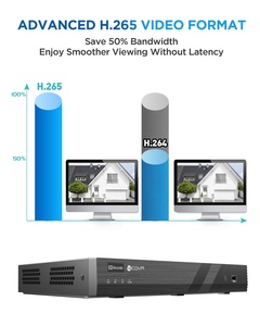 4COVR 16通道4K H.265网络录像机5MP/6MP/8MP/12MP IP摄像机输入16CH 4K POE NVR 2 SATA端口20tb录制 - Product Image 5