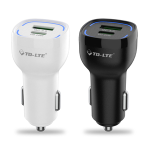 Fabrika OEM/ODM 38W çift bağlantı hızlı şarj araba şarjı usb A QC3.0 18W tipi c pd usb c 20W araba şarjı - Product Image 1