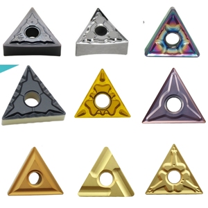 Inserto CNC triangular TNMG160404/08 Inserto de torneado externo de carburo para herramienta de torno de aluminio de hierro fundido de acero y acero inoxidable - Product Image 2