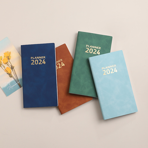 BECOL, nuevo diseño, Bloc de notas impreso personalizado, cubierta de cuero PU, Bloc de notas, Mini planificador de horarios, cuaderno de escritura para regalo de negocios - Product Image 5