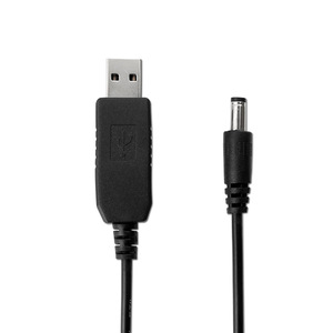 DC5521電源ステップアップ5Vから12Vへの電圧コンバーターパワーバンクからルーターへのUSBブーストケーブル - Product Image 1
