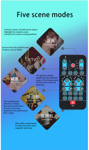 M10 Mobile Computer Sound Card Mini Voice Changer Karaoke K Song Recording Wireless Voice Changer - Product Image 4