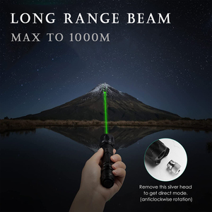 Puntatore Laser ad alta potenza blu puntatore Laser penna con luce Led Pattern puntatore Laser - Product Image 2