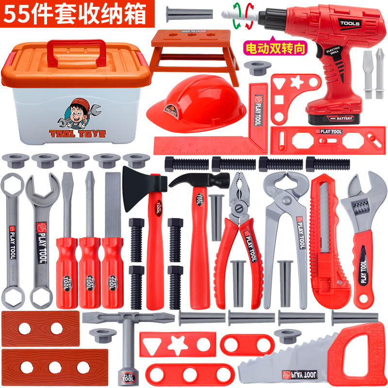 Boîte de rangement 55-piece simulation tool set