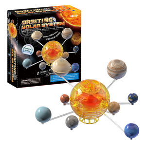 学校のための高品質の回転太陽系天文学惑星モデルキット科学実験教育キット。