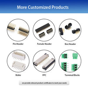 1.27mm Pitch 2x4 Double U Type Pin <strong>Header</strong> Adapter 2.54mm Copper Gold Plating Single Row Colored <strong>Headers</strong> For For Raspberry Pi - Product Image 6
