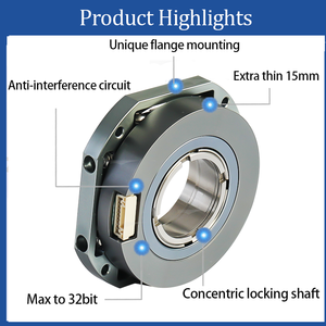 14/15/19/20/24mm Encoder ad albero cavo Encoder assoluto singolo giro 12 bit Encoder rotativo assoluto Rs485 uscita MPN55 - Product Image 2