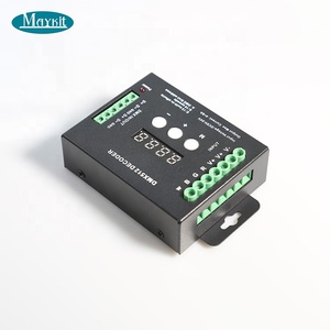 Мини Размер 4 канальный цифровой дисплей RGBW Светодиодная лента с usb-питанием DMX512 контроллер DMX декодер - Product Image 3