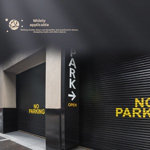 Современные рулонные ворота из алюминиевого сплава и нержавеющей стали для гаража/мастерской с электрическим дистанционным управлением и автоматическим режимом работы - Product Image 3