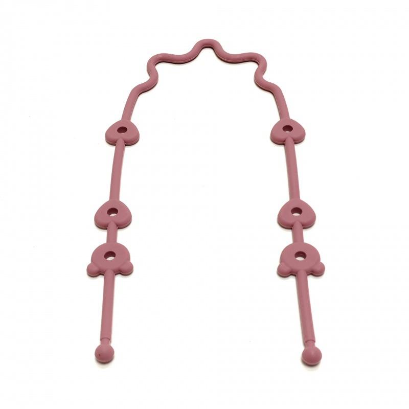 Wine red (silicone anti-lost chain)