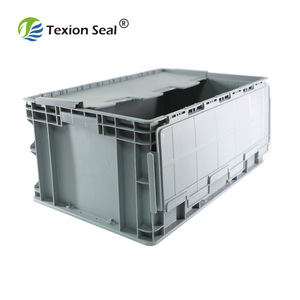TX-TB008 Heavy Duty Large Warehouse Storage Stackable Plastic <strong>Container</strong> <strong>Stack</strong> <strong>and</strong> <strong>Nest</strong> Tote with Lid - Product Image 2
