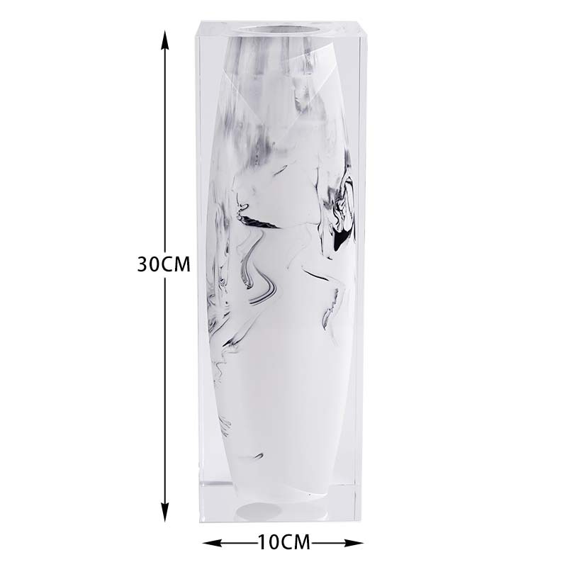 White flower Taibai bottle, 9*9*14cm