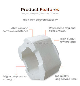 Hợp nhất azs khối Zircon Corundum ngoại quan azs gạch chịu lửa Graphite gạch chịu lửa - Product Image 2