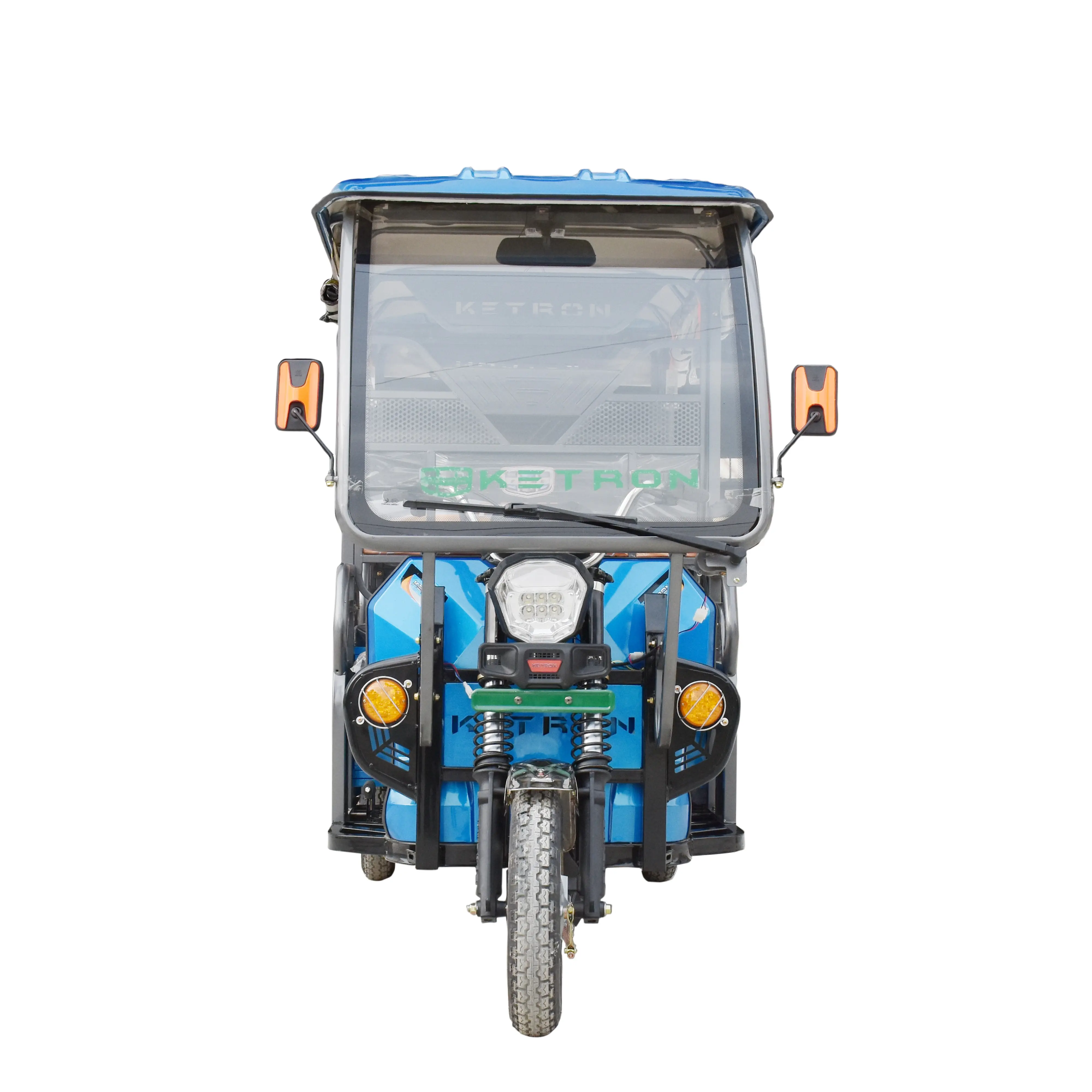 Новый дизайн, Электрический трехколесный велосипед, моторизованный пассажирский туктук с покрытой стоимостью E Rickshaw, дешевый производитель, Китай