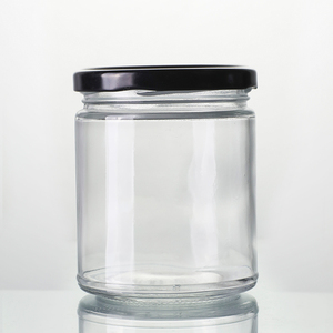 180ml 190ml 200ml 9oz 6oz küçük düz depolama sos gıda cam kavanoz Lug kapaklı