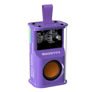 Fabrika fiyat 5W Mini bas kablosuz BT TF FM LED RGB işık hoparlör taşınabilir uzaktan kumanda fonksiyonu açık kullanım için App destek - Product Image 2