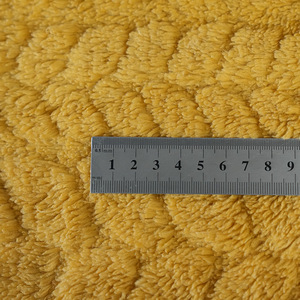 Của Nhà Sản Xuất Mới Lá <span class=keywords><strong>Sherpa</strong></span> Jacquard Nhung Vải Thoải Mái Bông Cho Nhà Mặc Đồ Ngủ Và Gối Bộ Đồ Giường Vải - Product Image 4