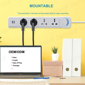 ซ็อกเก็ตปลั๊กอเนกประสงค์แบบปรับแต่งได้2พอร์ต USB 4ช่องต่อพ่วงสากลได้4ช่องจ่ายไฟสำหรับ10A - Product Image 6