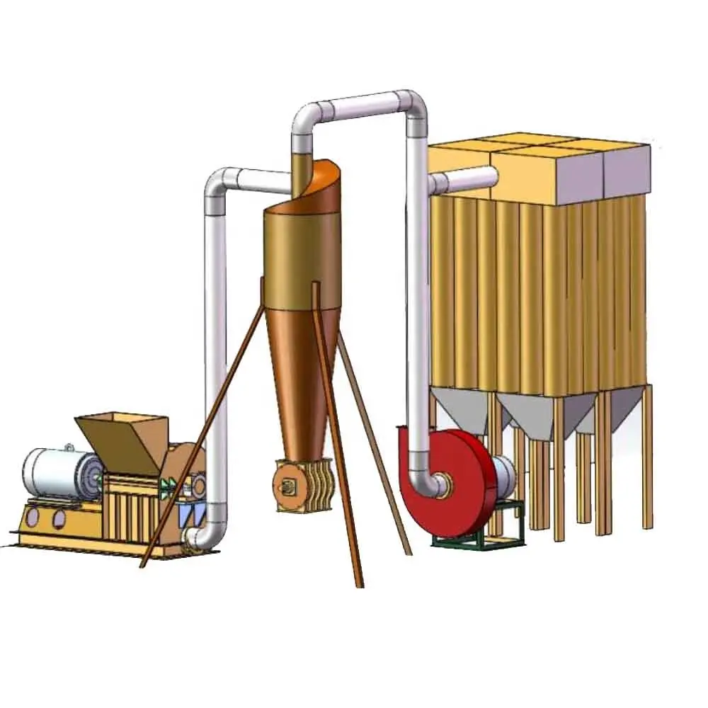 Biomassa legnosa pellet impianto utilizzato mulino a martelli