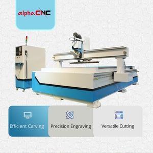 Máquina enrutadora Cnc Atc de madera, mesa de vacío y ranura en T, carga y descarga, máquina enrutadora Cnc Atc anidada para madera - Product Image 1