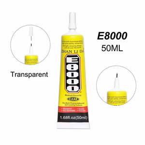 Zhanlida e8000 tutkal ile ince iğne çıkış 15ml 25ml 50ml 110ml cep telefonu tamir için LED bilgisayar takı giyim kumaş - Product Image 1