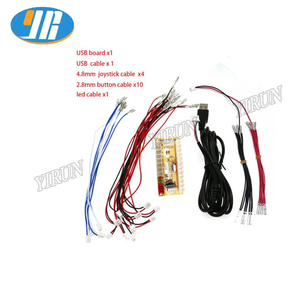 Factory Direct DIY <strong>USB</strong> Game <strong>Controller</strong> &amp; Joystick Encoder 5V Zero Delay <strong>Arcade</strong> for PC Made with Durable Metal &amp; Plastic