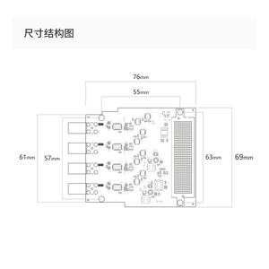 FH1219サブボードサブカード4-Way 12G Sdiインターフェース4K 60フレームビデオ入出力高性能エンタープライズスイッチ - Product Image 5