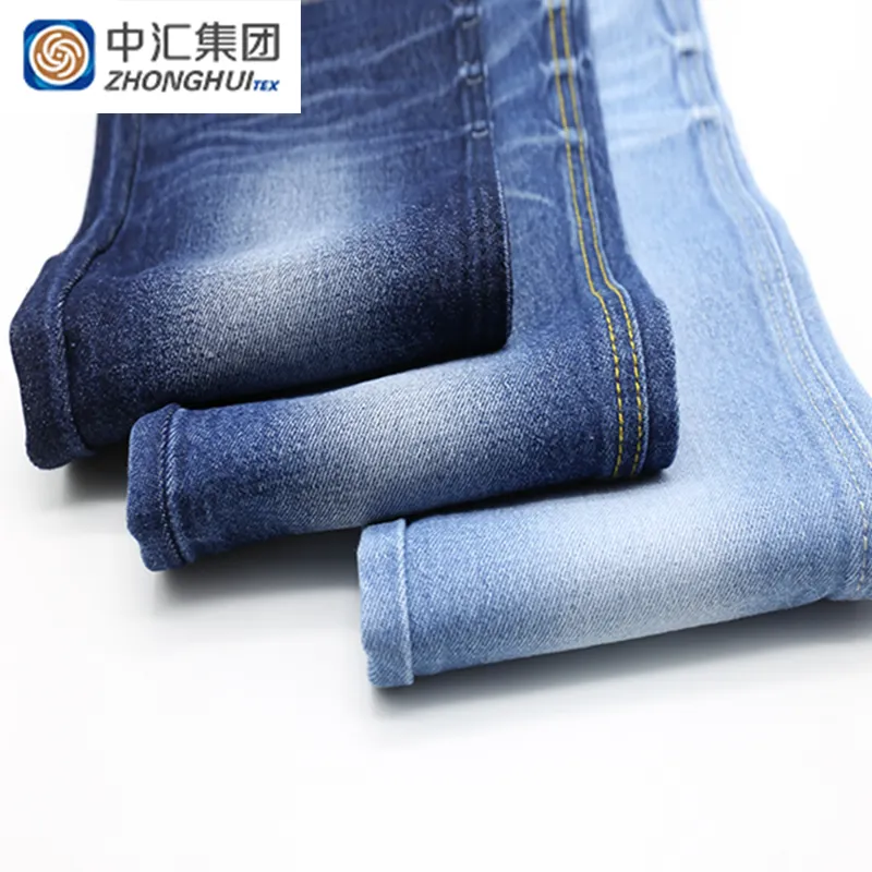 Grosir Kain Denim Kaku 100% Katun untuk Jeans Pria Di Musim Gugur dan Musim Dingin