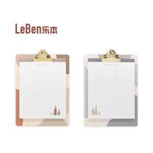 Custom Note Pad Clipboard Folder Clip <strong>Writing</strong> Board With Fasteners - Product Image 1