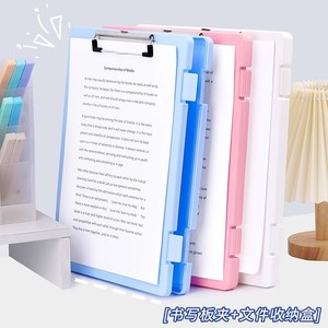 Fabricante al por mayor de plástico personalizado caja de almacenamiento de archivos con clip - Product Image 3