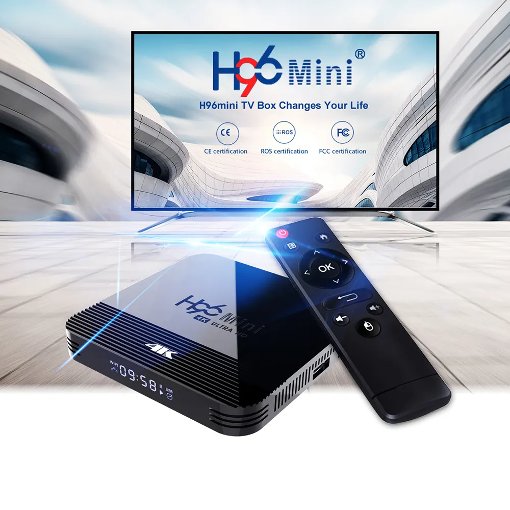 Caixa de tv android h96 mini h8, 2g/16g, quad-core, 9.0 rk3228a, download grátis, 2.4g/5g, dual, wifi, bt 4.0, internet, caixa de tv