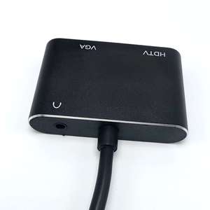USB3.0视频分路器转换器适配器电缆USB 3.0至HDTV/VGA无驱动多显示器2合1 USB至双显示器适配器 - Product Image 4
