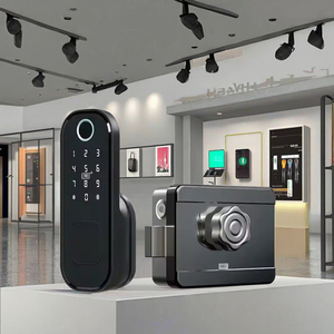 Wasserdichtes Außen schloss Tuya Wifi Smart Lock Automatische elektronische Schlösser mit Fingerabdruck-Code karte und Schlüssel - Product Image 2
