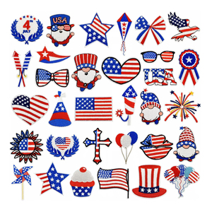 Wizard hat loạt tùy chỉnh 3D/2D thêu vá cho bên quần áo vá với velcroes ủng hộ - Product Image 3