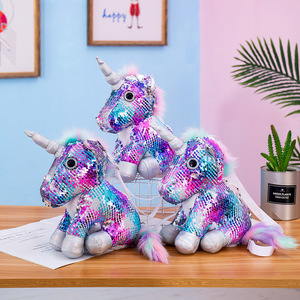 अद्वितीय भरवां प्लश बैकपैक नए अनुक्रमित यूनिकॉर्न प्लग खिलौना मोबाइल फोन पर्स गुड़िया मशीन गुड़िया कार्टून डायगनल बैग - Product Image 5