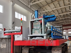 Mưa máng xối máy xách tay máng xối porttil bể nước làm cống di động máng xối Máy làm downspout thép Ốp - Product Image 5