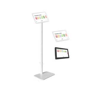 IRTECH 10.1 pollici pavimento in piedi macchina touch felice o non dispositivo pulsante chiosco di feedback del servizio clienti - Product Image 2