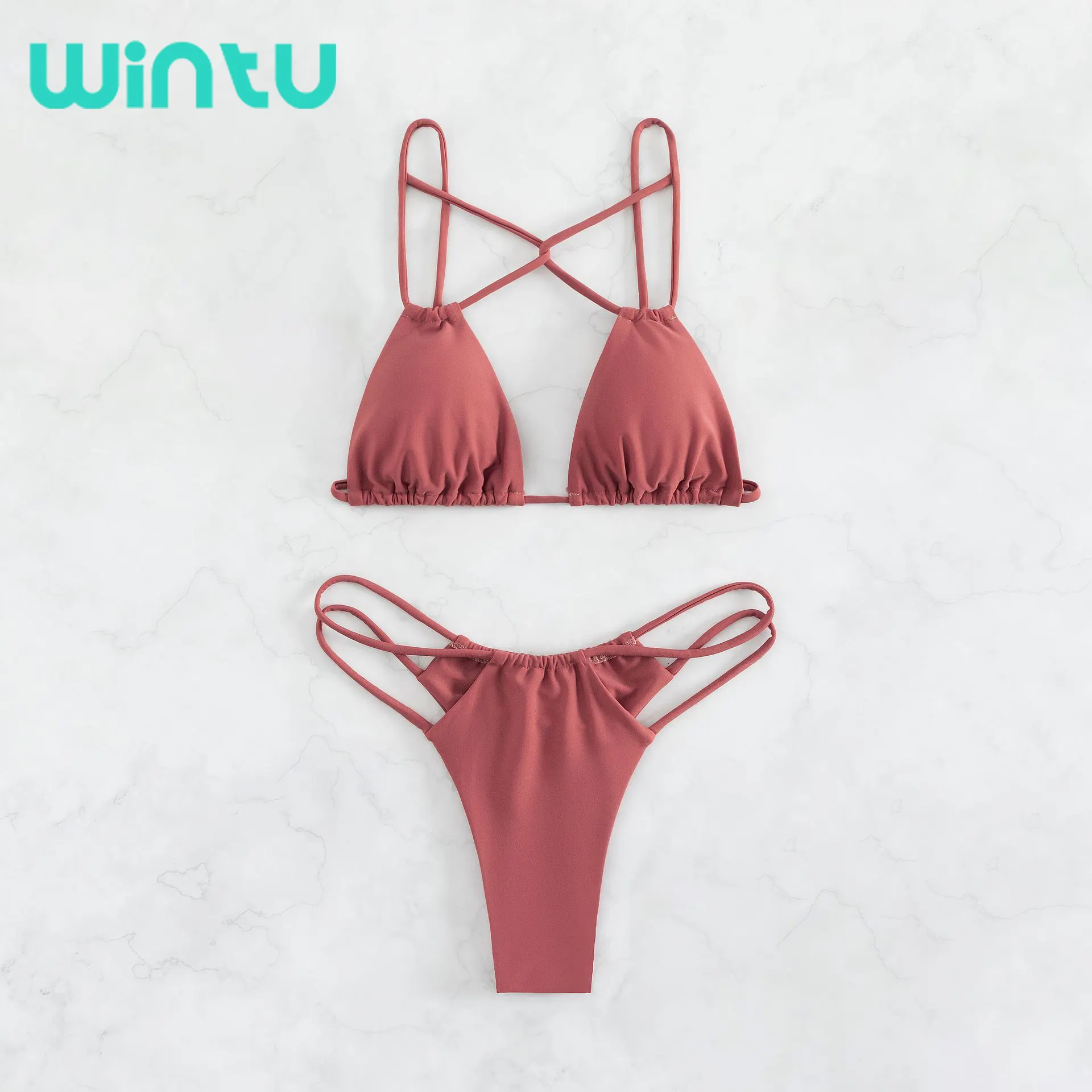 Wintu QUICK DRY indossa In spiaggia Womens Extreme Mini Micro Bikini da donna