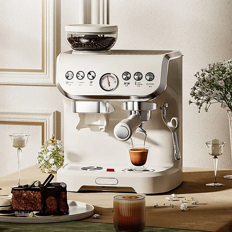 Cafeteira italiana 3 em 1, máquina de café espresso cappuccino