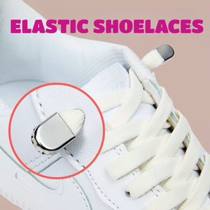 Cordones de zapatos de semicírculo sin lazo elástico plano de 8mm, cierre perezoso rápido, cordones fáciles de usar para niños y adultos, cuerdas de zapatillas de deporte convenientes de Metal - Product Image 3