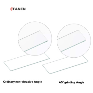 Fanen実験室顕微鏡ガラススライド7102グラウンドエッジ滑らかなつや消し無地スライド - Product Image 3