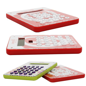 Teclado de silicona personalizado de 12 dígitos Calculadora de doble potencia Regalo electrónico para niños Producto de plástico colorido promocional - Product Image 4