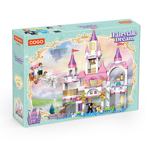 Bộ khối xây dựng Lắp ráp khối xây dựng tự làm nhà lâu đài công chúa giáo dục cho bé gái - Product Image 5