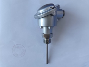 OEM可定制不锈钢固定电阻温度计工业温度传感器，带B连接头 - Product Image 2