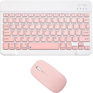 <strong>2025</strong> Hot Selling <strong>Multi</strong>-colors 10 Inch Wireless Bluetooth <strong>Keyboard</strong> and Mouse Combos Sets for IPad Iphone Smartphone Tablet PC - Product Image 5