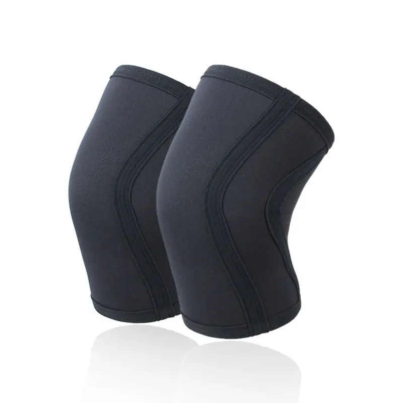 パワーリフティング膝ラップは、男性女性用の膝圧縮スリーブネオプレン5mm/7mm/9mmをサポートします