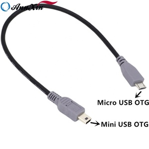 厂家直销Micro USB公头转mini 5针USB公头OTG数据线 - Product Image 6