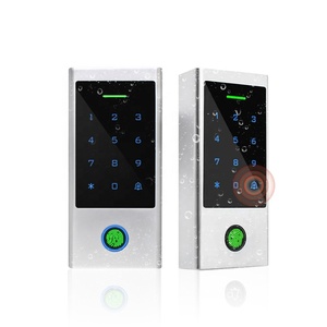 Fingerprint 125KHz <strong>Card</strong> Smart Door Access Control System with Touch Keypad Waterproof IP66 WIFI Tuya Access Control Reader