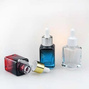透明ガラススクエア厚手下アイドロッパーボトル35ml,エッセンスオイルボトル - Product Image 2